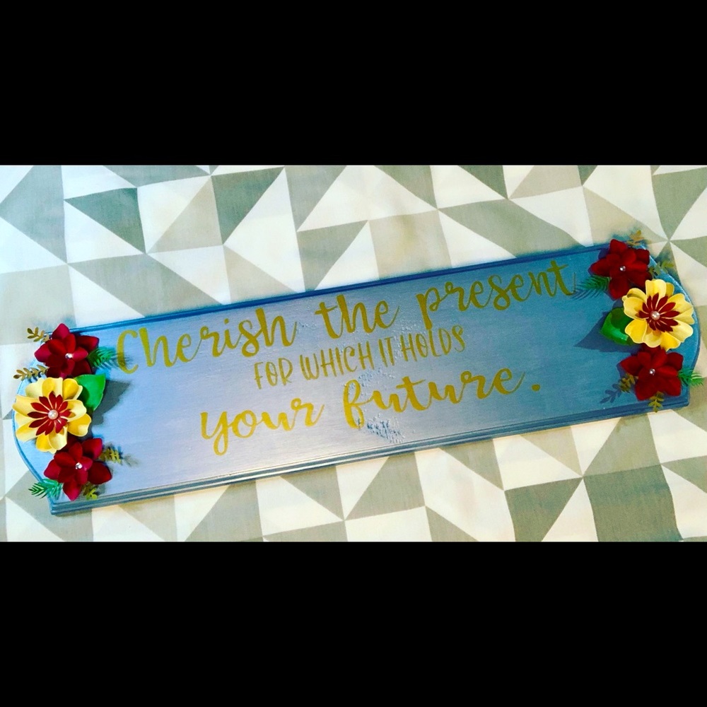 Wood sign for indoor or outdoor.